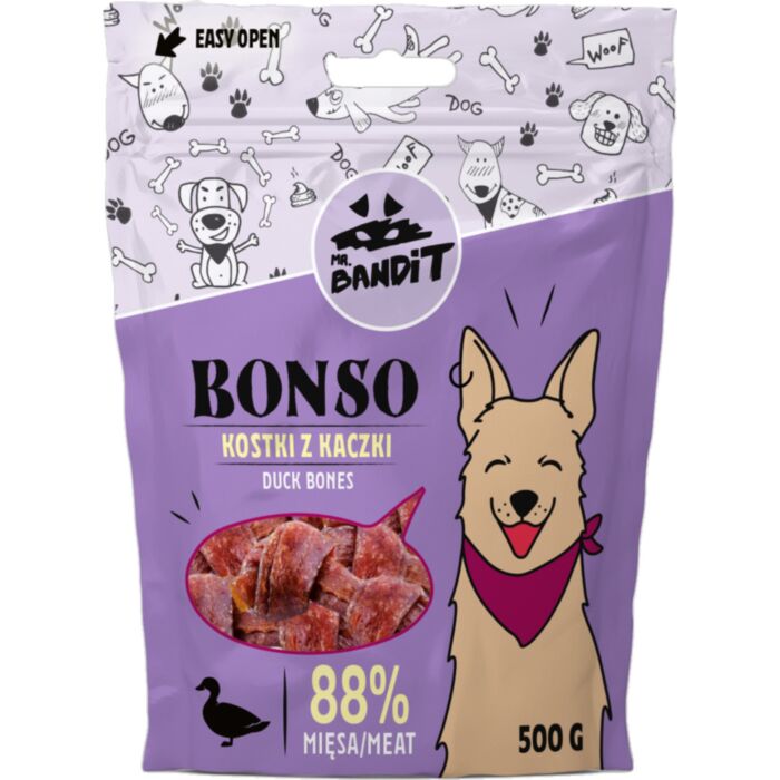 MR.BANDIT BONSO DUCK BONES/PĪLES KAULIŅI 500G /4935