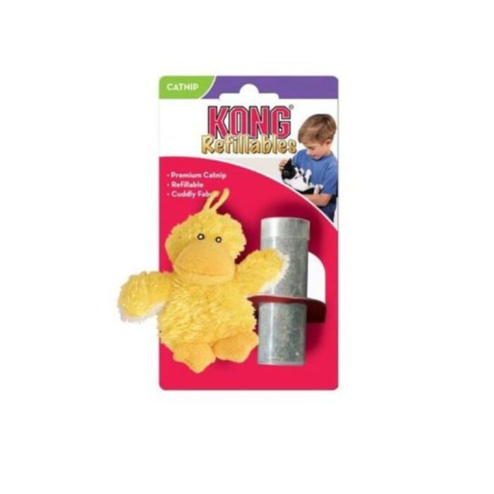 KONG KAĶU ROTAĻL CATNIP DUCK PĪLE