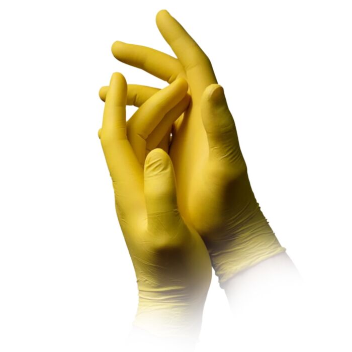 CIMDI NITRILA NEST NEPŪD STYLE M DZELTENI N100 MED-COMF /LEMON