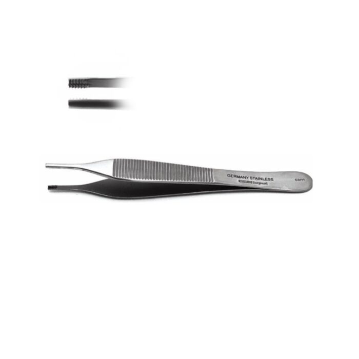 PINCETE ADSON BROWN 12.1CM 7X7 ZOBI 804930 SECUROS