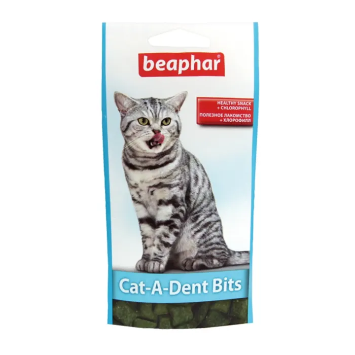 BEAPHAR CAT-A-DENT BITS 35G/N75 PAPILDBARĪBA KAĶIEM ZOBU TĪR produkta attēls 1