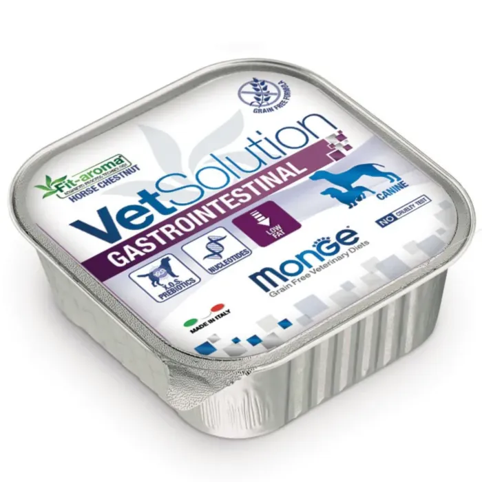 MONGE VETSOLUTION SUŅU KONS GASTROINTESTINAL 150G produkta attēls 1