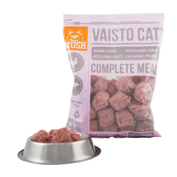 MUSH VAISTO SALD.GAĻA KAĶIEM VISTA/CŪKG 800G /BARF produkta attēls 1