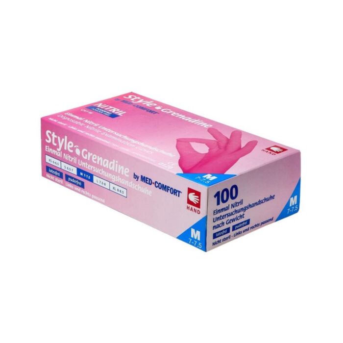 CIMDI NITRILA NEST NEPŪD STYLE M FUKSIJU N100 GRENADINE