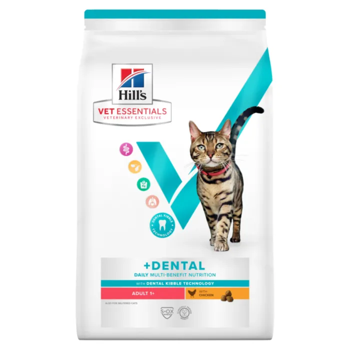 HILLS VE KAĶU SAUSĀ B DENTAL HEALTH VISTA 6.5KG /607507 produkta attēls 1